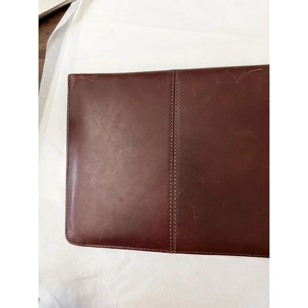 Natural Oiled/ Leather Targus Hughes Portfolio iPad Case Brown 10.5” x 8.5”